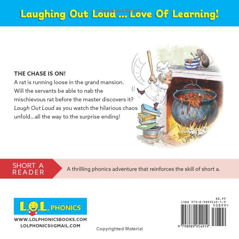 The Rat (LOL PHONICS Decodable Readers) Paperback – Large Print,